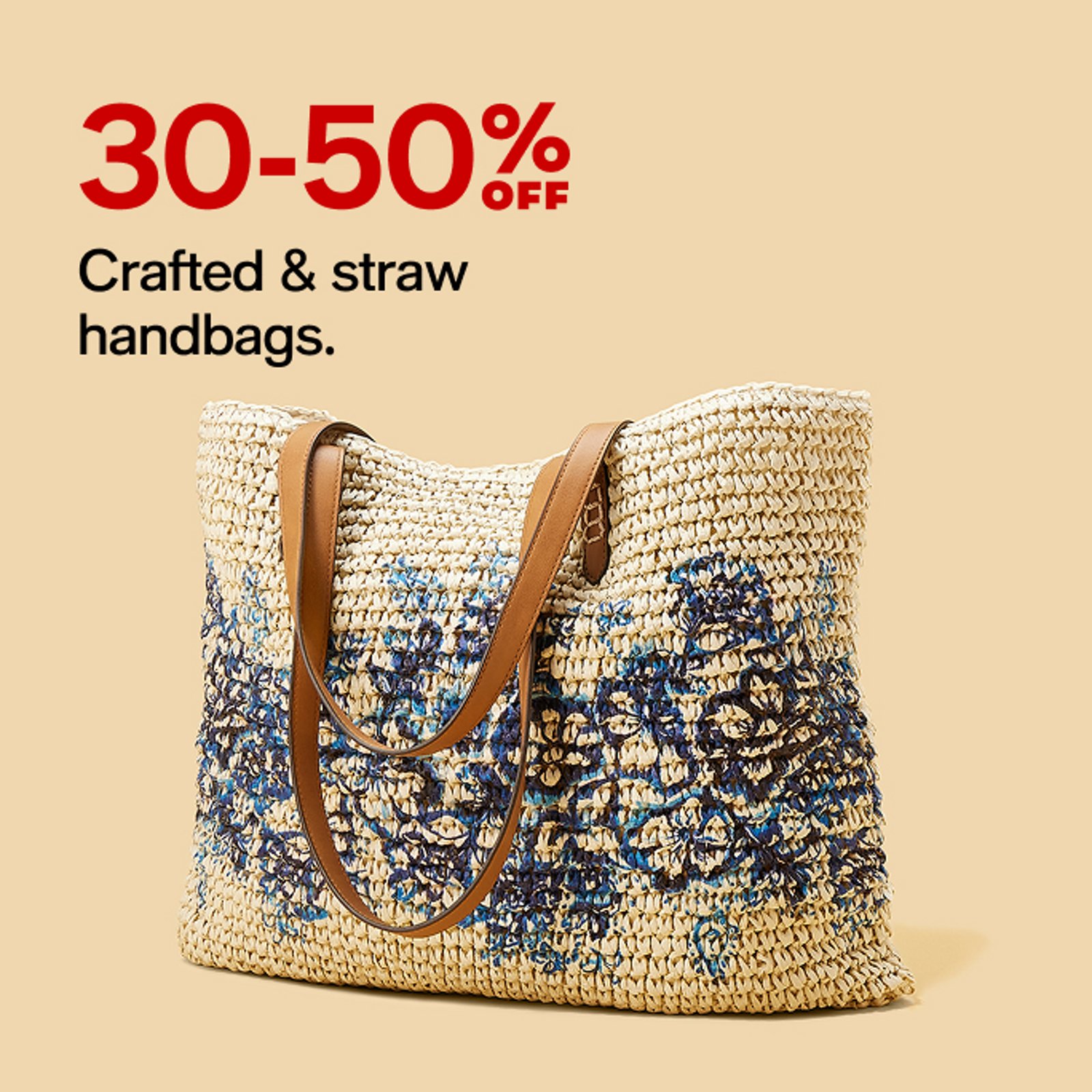 30-50% straw & crafted
