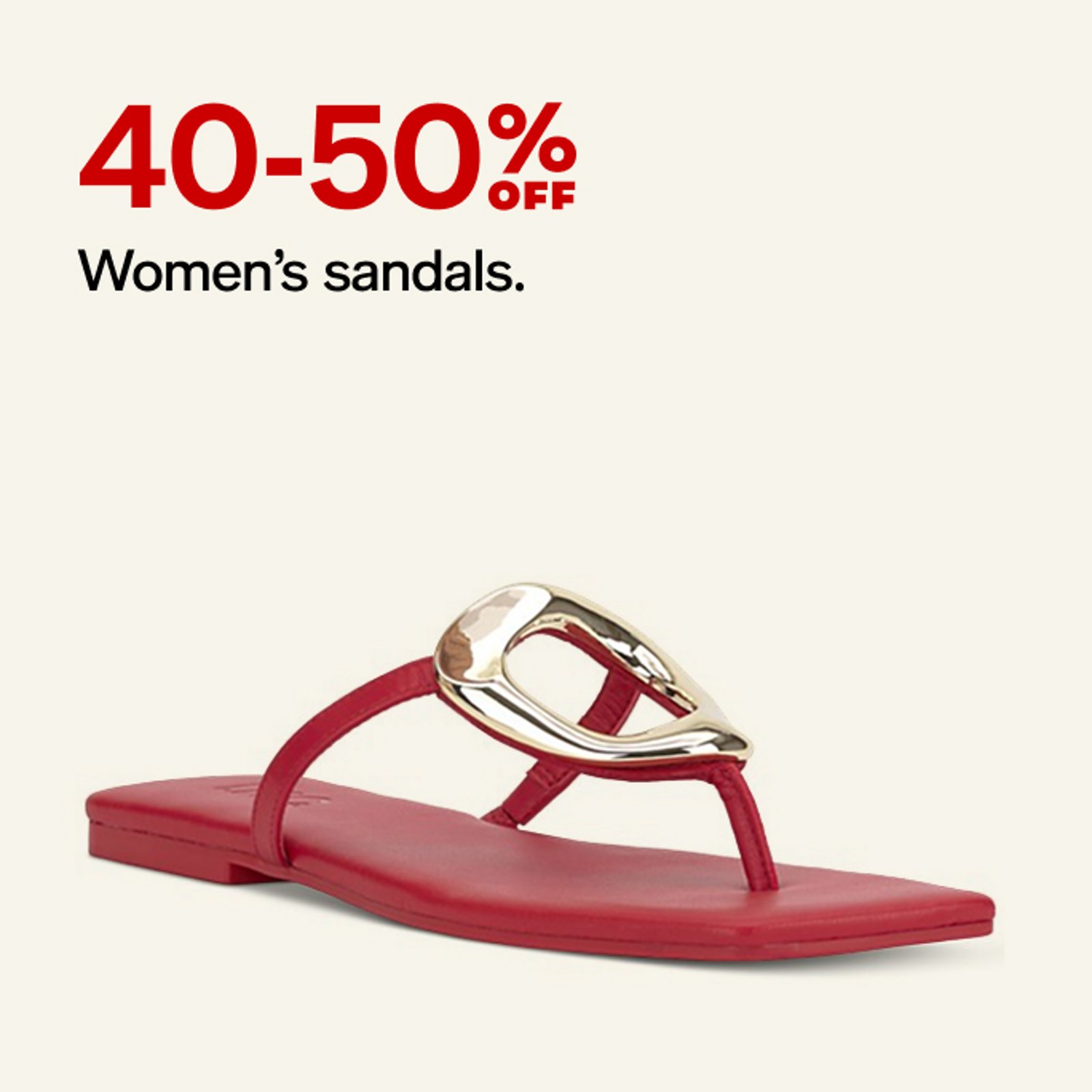 40-50% off Women's Sandals